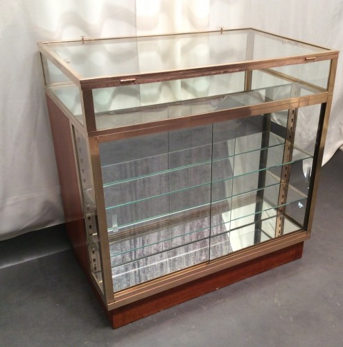 Ancienne vitrine comptoir de magasin