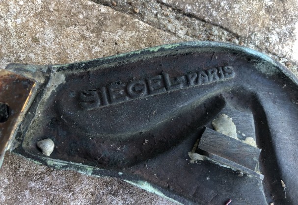 Old interior umbrella store sign.