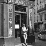 Très grand ancien panneau de façade de boulangerie, pâtisserie.