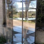 Ancienne vitrine de magasin.