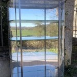 Ancienne vitrine de magasin.