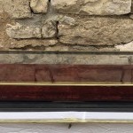 Ancienne vitrine de magasin.