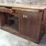 Ancien meuble comptoir de boulangerie 1900