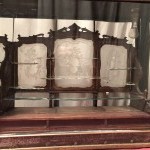 Ancienne vitrine miniature de bijouterie(reservé Renk)