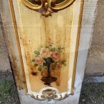 Très grand ancien panneau de façade de boulangerie, pâtisserie.