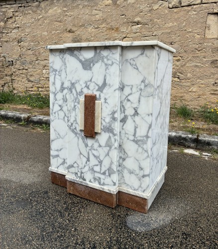 Ancien meuble comptoir, caisse de magasin.Métier.