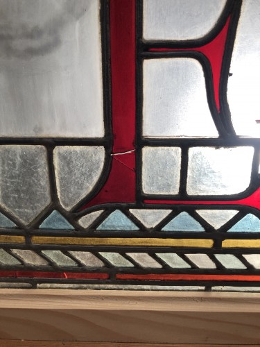 Ancienne enseigne de magasin.