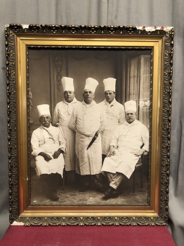 Ancienne grande photo de cuisiniers.(vendu)