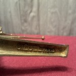 Ensemble d'anciens supports d'étagères de magasin.(vendu)