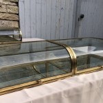 Pair of old double store display cases.(sold)